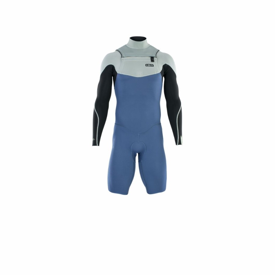 Water ION Shorties | Men Wetsuit Element 2/2 Shorty Longsleeve Front Zip