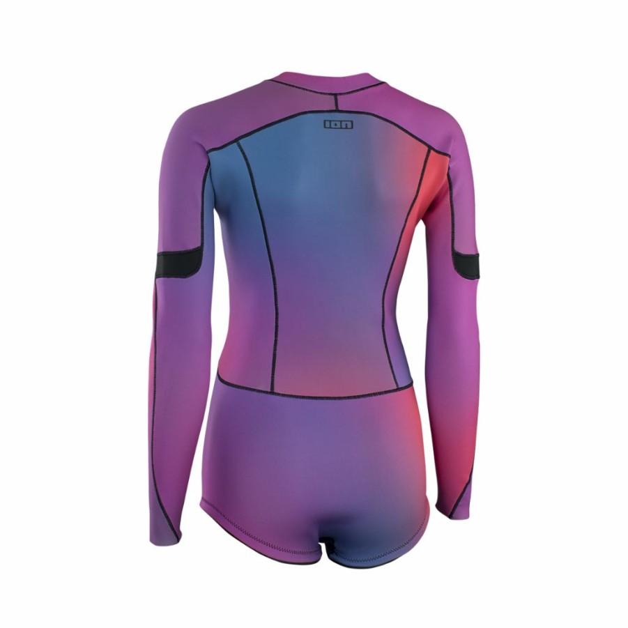 Water ION Shorties | Women Wetsuit Amaze Hot Shorty 1.5 Longsleeve Front Zip