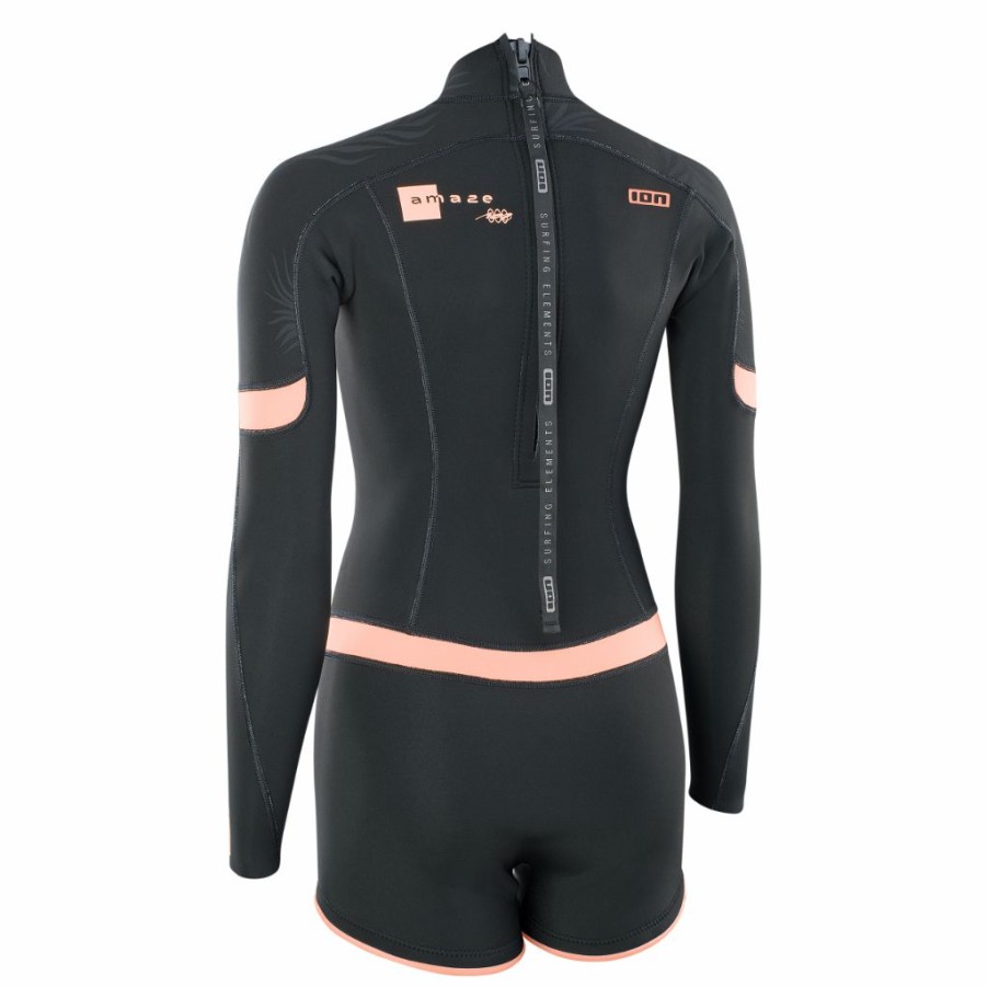 Water ION Shorties | Women Wetsuit Amaze Shorty 2.0 Longsleeve Back Zip