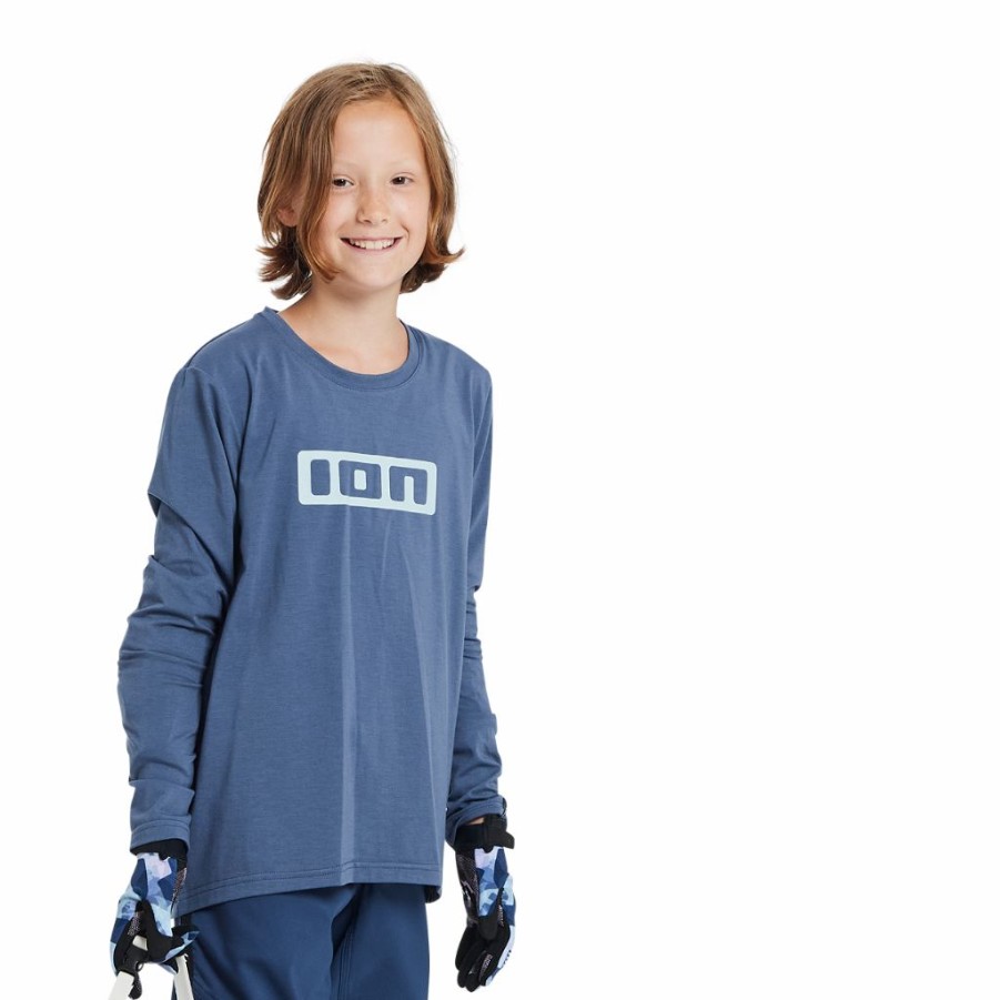 Bike ION | Youth Mtb Jersey Logo Longsleeve Dr