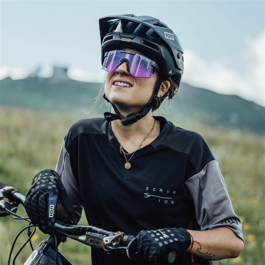 Bike ION Jerseys | Mtb Jersey Scrub Amp Short Sleeve Bat Women