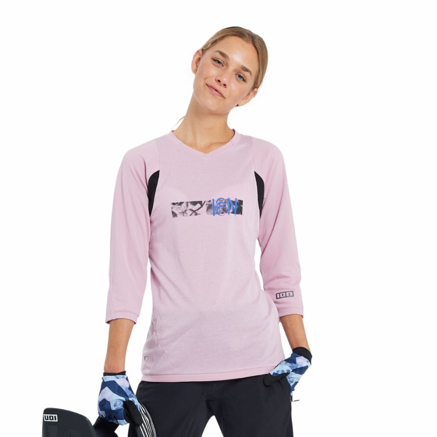 Bike ION Jerseys | Women Mtb Jersey Scrub Amp 3/4 Longsleeve